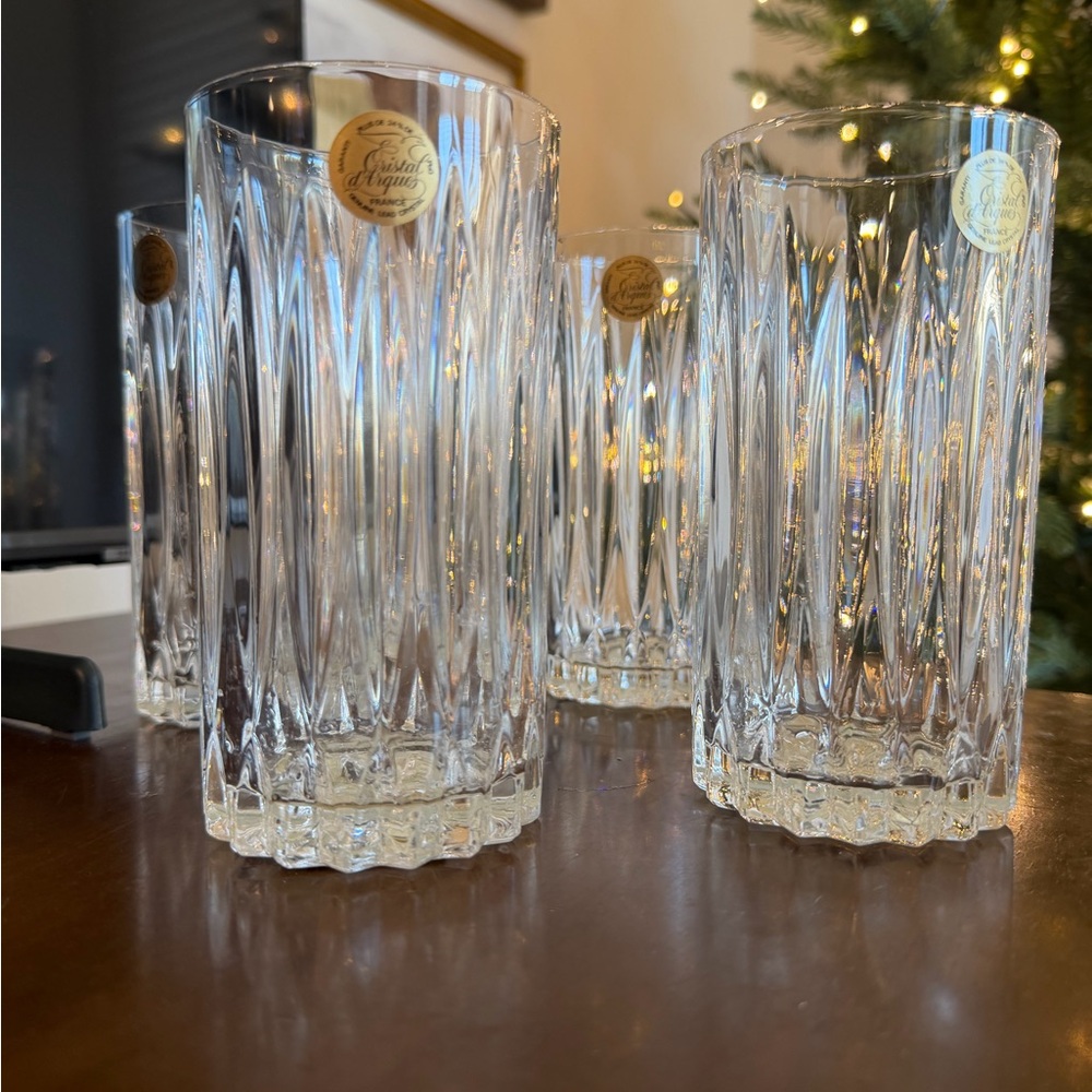 Luxurious Crystal Glass Tumbler Set